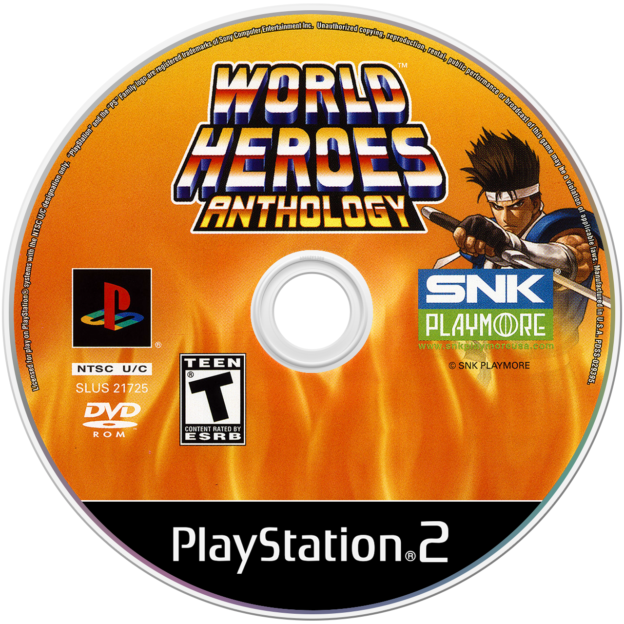 World Heroes Anthology media 5 for Playstation 2